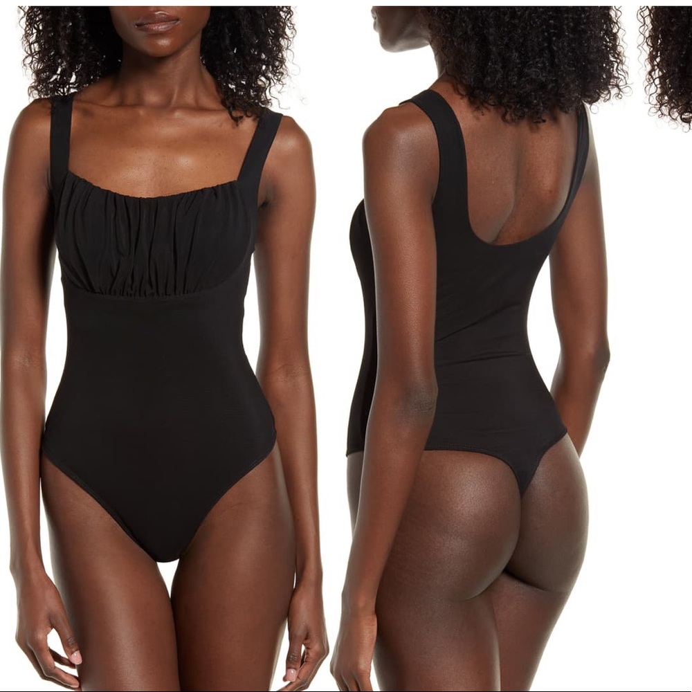 Leith Ruched bodysuit
